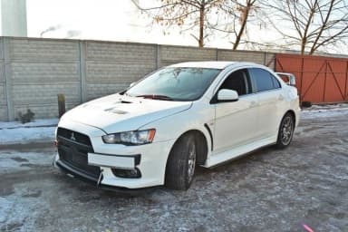 Накладки на пороги Racing Maxton Mitsubishi Lancer Evo X - фото My Tuning Lab
