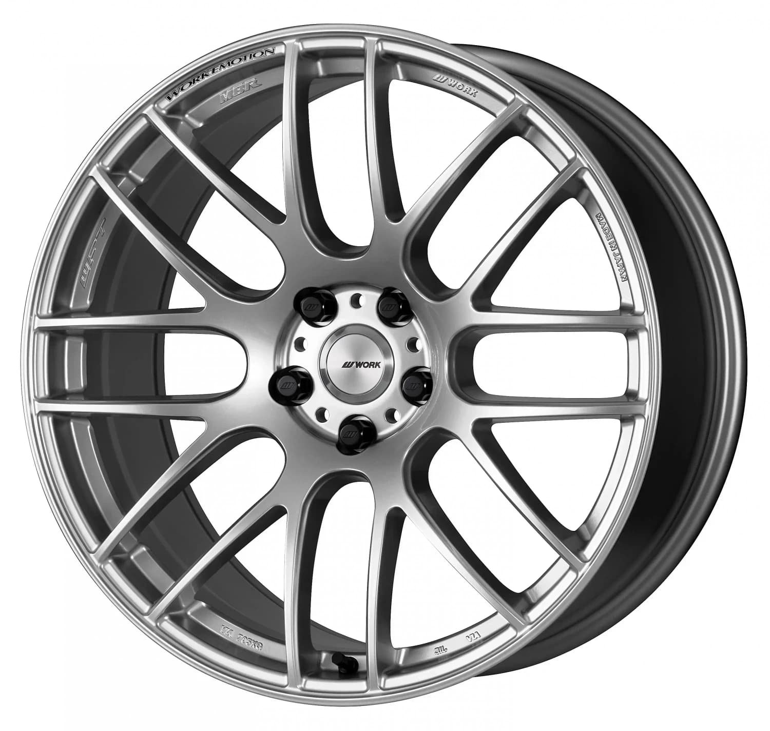 Легкосплавний диск 20" Work Wheels Work Emotion M8R 20x9,5 BLANK Glanz срібний (GZS) - фото My Tuning Lab
