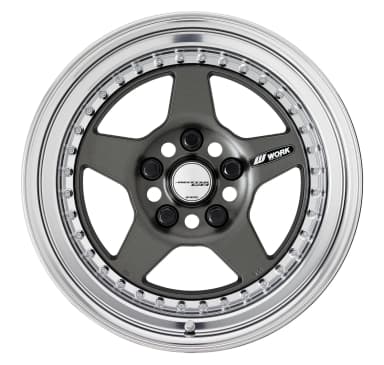 Легкосплавний диск 14" Work Wheels Meister CR01 14x8,5 BLANK матовий графіт (MGM) - фото My Tuning Lab
