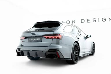 Karbonowe Задні сплітери Boczne Prepreg Maxton Audi RS7 C8 / RS6 C8 / C8 Facelift - фото My Tuning Lab