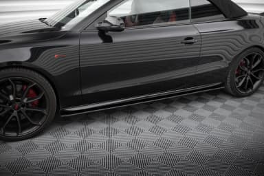 Накладки на пороги Street Pro Maxton Audi A5 / A5 S-Line / S5 Coupe / Cabrio 8T / 8T Facelift - фото My Tuning Lab