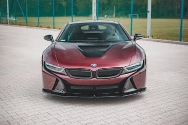 Передній сплітер Maxton BMW i8 (чорний глянець) - фото My Tuning Lab