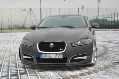 Maxton Design Передній сплітер JAGUAR XF (X250) MK1 SPORTBRAKE S-PACK - фото My Tuning Lab