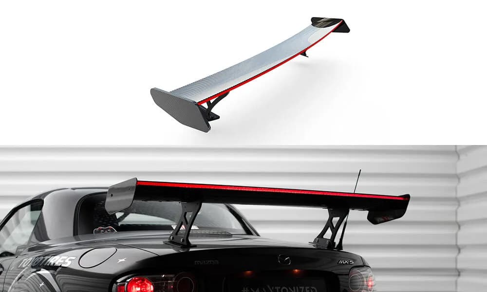 Karbonowy Spoiler + LED Maxton Mazda MX5 Hardtop NC (MK3) - фото My Tuning Lab