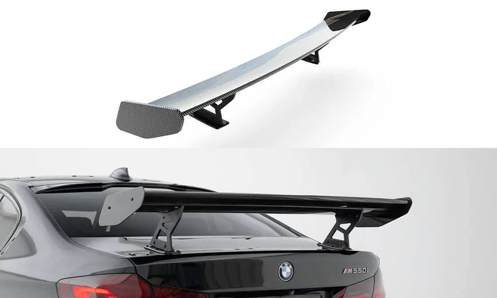 Karbonowy Spoiler Z Wewnętrznymi Wspornikami Maxton BMW 5 / M5 Sedan G30 / F90 - фото My Tuning Lab