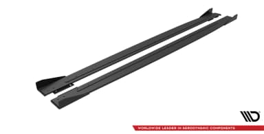 Накладки на пороги Street Pro + Flaps Maxton Mercedes-AMG C43 Coupe / Cabrio C205 Facelift / A205 Facelift - фото My Tuning Lab