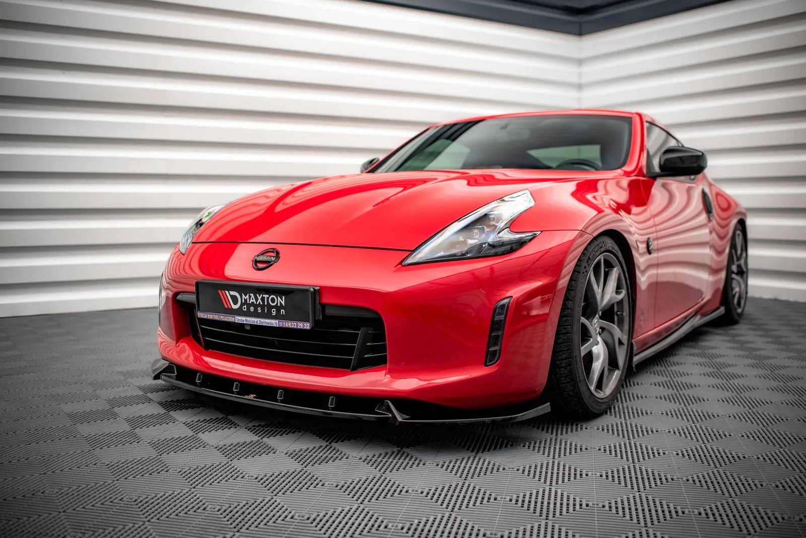 Передній сплітер V.3 Maxton Nissan 370Z Facelift - фото My Tuning Lab