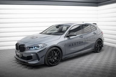 Накладки на пороги V.1 Maxton BMW 1 M-пакет / M135i / 128ti - фото My Tuning Lab