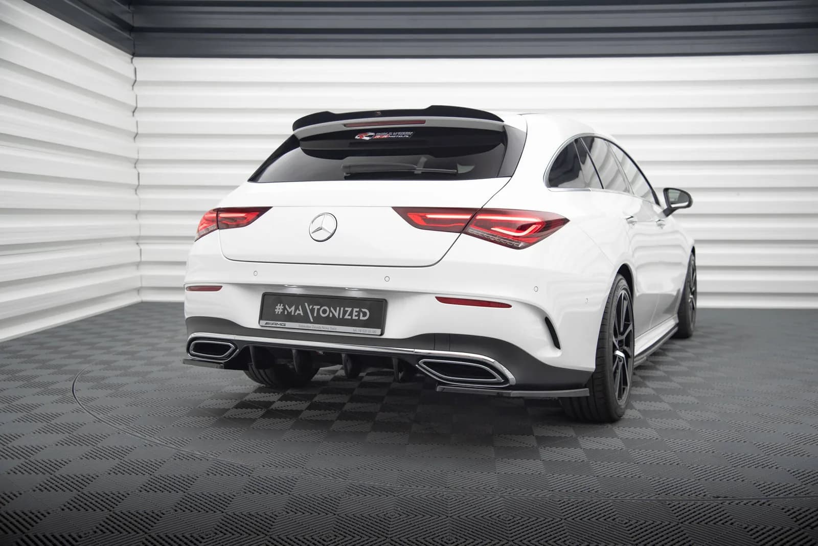 Задня накладка Maxton Mercedes-Benz CLA AMG-Line X118 - фото My Tuning Lab