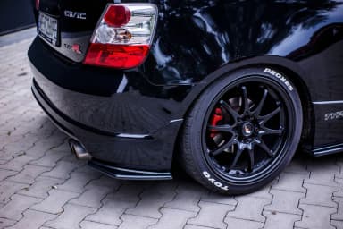 Задні сплітери boczne Maxton Honda Civic EP3 (MK7) Type-R/S рестайлінг (чорний глянець) - фото My Tuning Lab