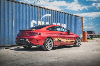 Задні сплітери Boczne Racing Durability + Flaps Maxton Mercedes-AMG C43 Coupe C205 - фото My Tuning Lab