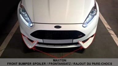 Передній сплітер Maxton Ford Fiesta ST Mk7 FL (Do Zderzaka Maxton Design) - фото My Tuning Lab