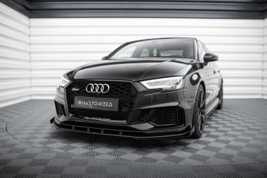 Front Flaps Maxton Audi RS3 Sedan 8V Facelift - фото My Tuning Lab