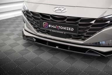 Передній сплітер Maxton Hyundai Elantra Mk7 - фото My Tuning Lab