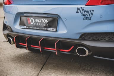 Задній дифузор Street Pro V.2 Maxton Hyundai I30 N Mk3 Hatchback - фото My Tuning Lab