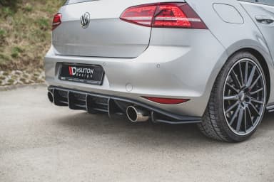 Maxton Design Задній дифузор Street Pro V.1 Vw Golf 7 GTI - фото My Tuning Lab