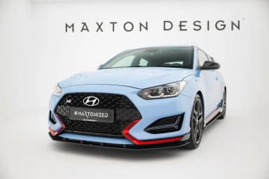 Передній сплітер Street Pro Maxton Hyundai Veloster N Mk2 - фото My Tuning Lab
