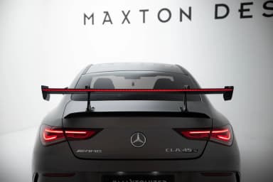Karbonowy Spoiler Z Górnymi Mocowaniami + LED Maxton Mercedes-Benz CLA Coupe C118 / C118 Facelift - фото My Tuning Lab