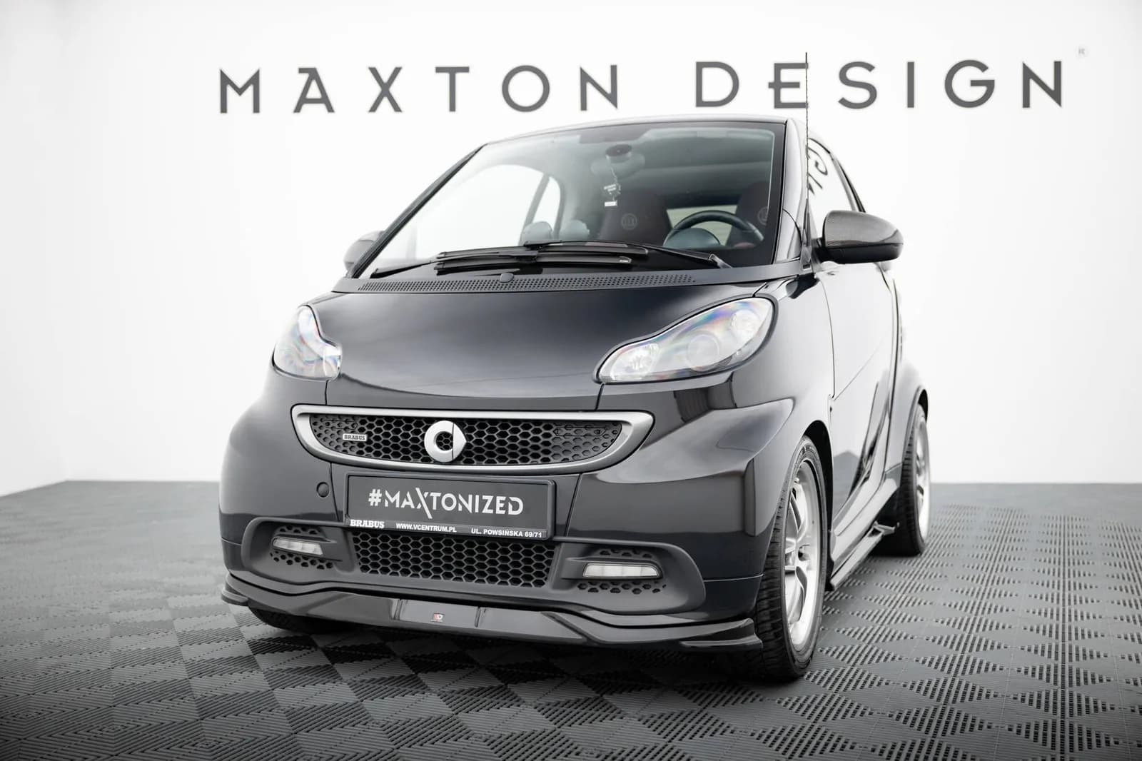 Передній сплітер Maxton Brabus Smart Fortwo C451 Facelift - фото My Tuning Lab