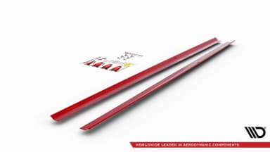 SIDE SKIRTS DIFFUSERS Maxton Volkswagen Polo GTI / R-line Mk6 - фото My Tuning Lab