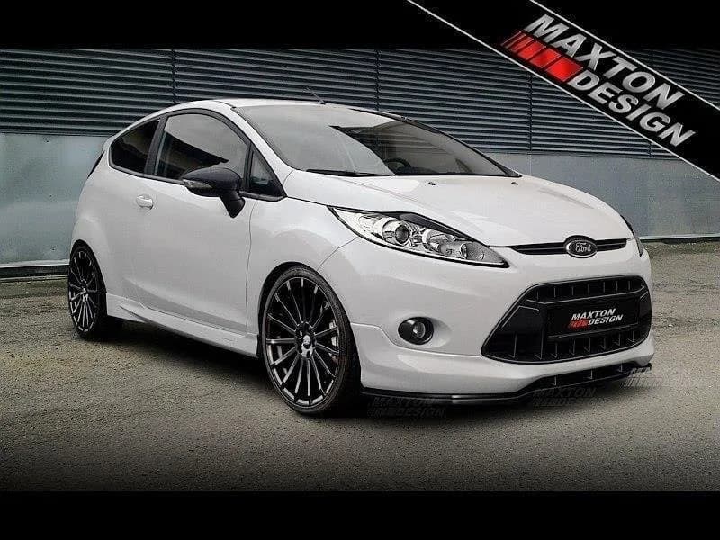 Накладки на пороги (ST Look) Maxton Ford Fiesta Mk7 / Mk7 FL 3 Drzwiowa - фото My Tuning Lab