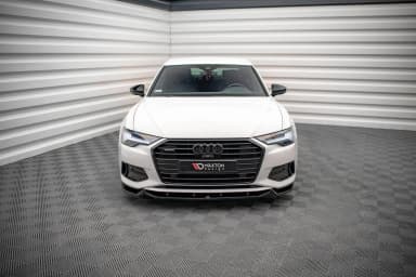 Передній сплітер V.2 Maxton Audi A6 C8 - фото My Tuning Lab