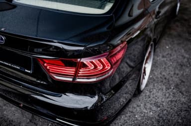Продовження спойлера Maxton Lexus LS MK4 Facelift (чорний глянець) - фото My Tuning Lab