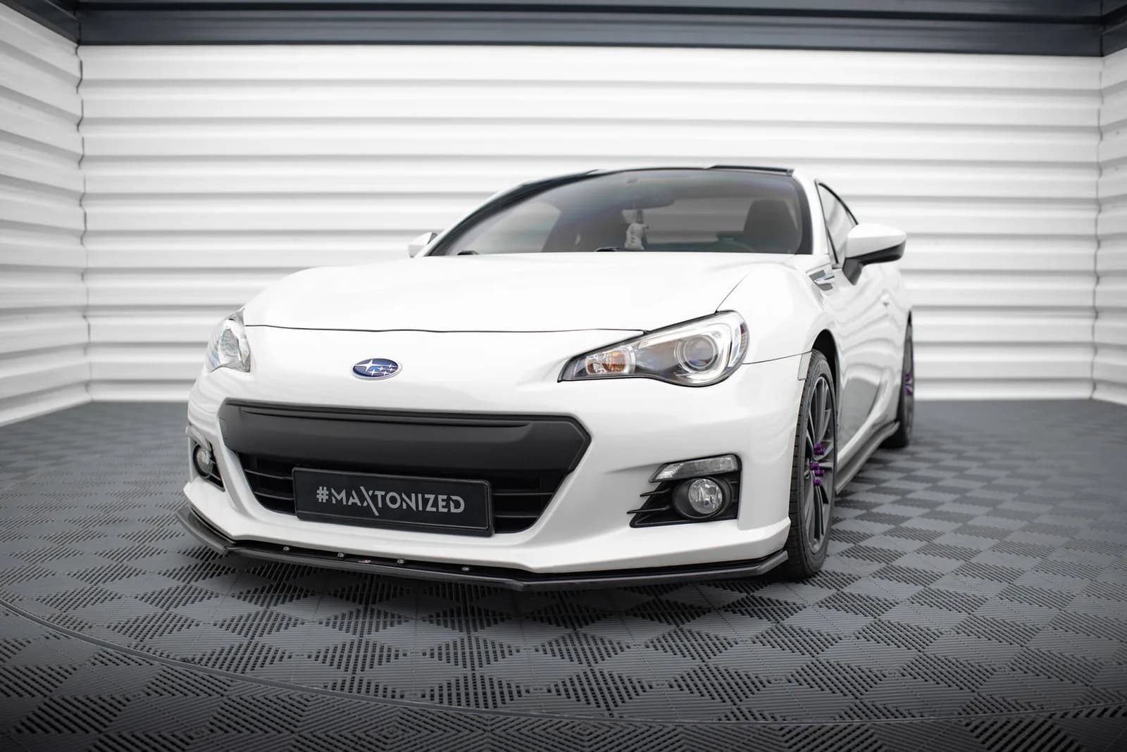 Передній сплітер V.4 Maxton Subaru BRZ - фото My Tuning Lab