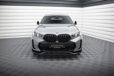 Передній сплітер V.2 Maxton BMW X6 M-пакет G06 Facelift - фото My Tuning Lab