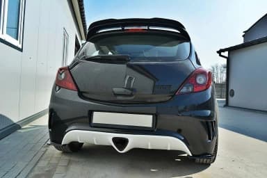 Задні сплітери boczne Maxton Opel Corsa D OPC / VXR (чорний глянець) - фото My Tuning Lab