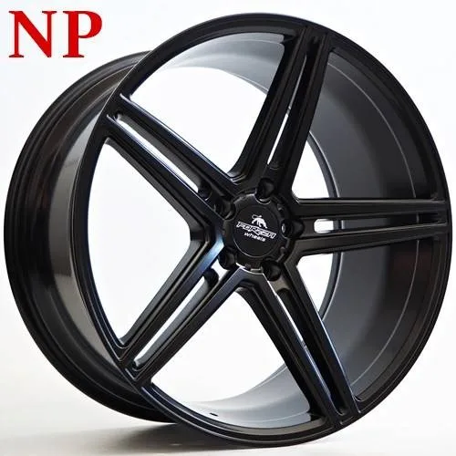 Легкосплавний диск 21" Forzza Bosan 21x10,5 ET38 5x112 сатиновий чорний - фото My Tuning Lab