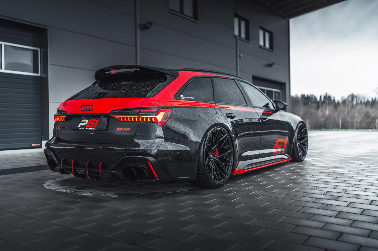 Легкосплавний диск 22" Yido Performance Forged+ 6 22x11 ET12 5x112 глянцевий чорний - фото My Tuning Lab