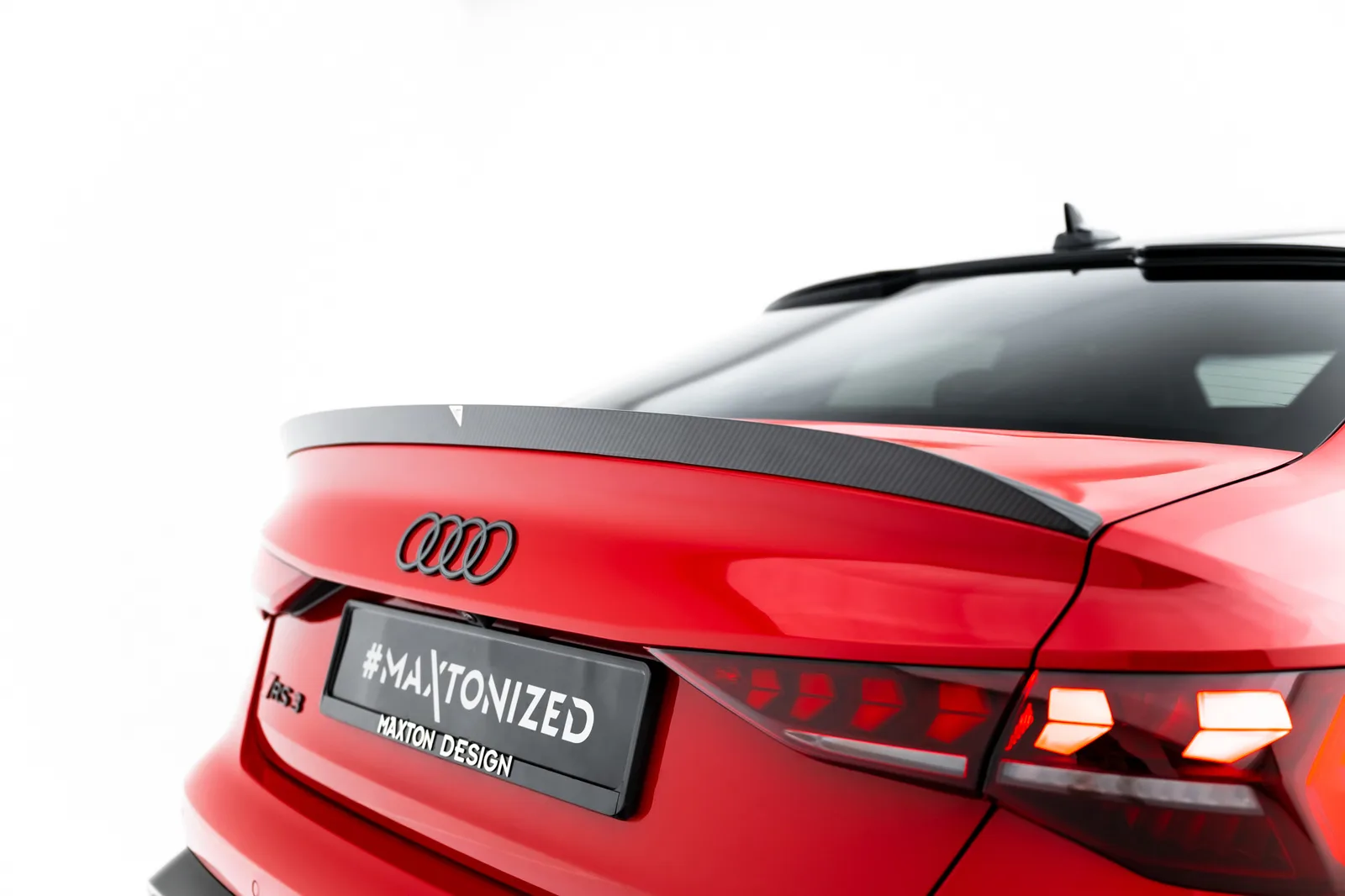 Karbonowy Spoiler Tylnej Klapy Prepreg V.2 Maxton Audi RS3 / S3 / A3 S-Line / A3 Sedan 8Y Facelift - фото My Tuning Lab