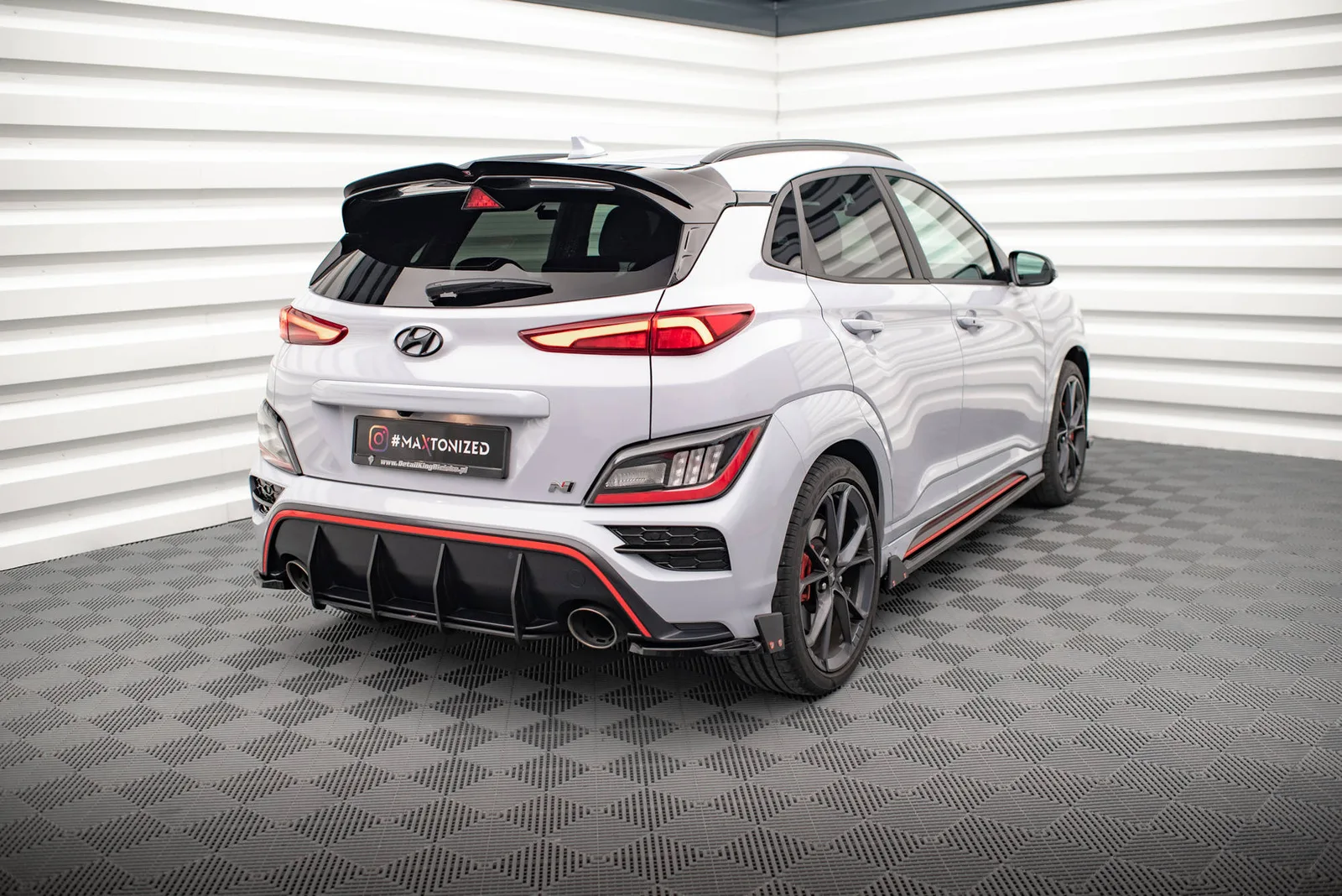 Задні сплітери Boczne V.1 + Flaps Maxton Hyundai Kona N Mk1 - фото My Tuning Lab