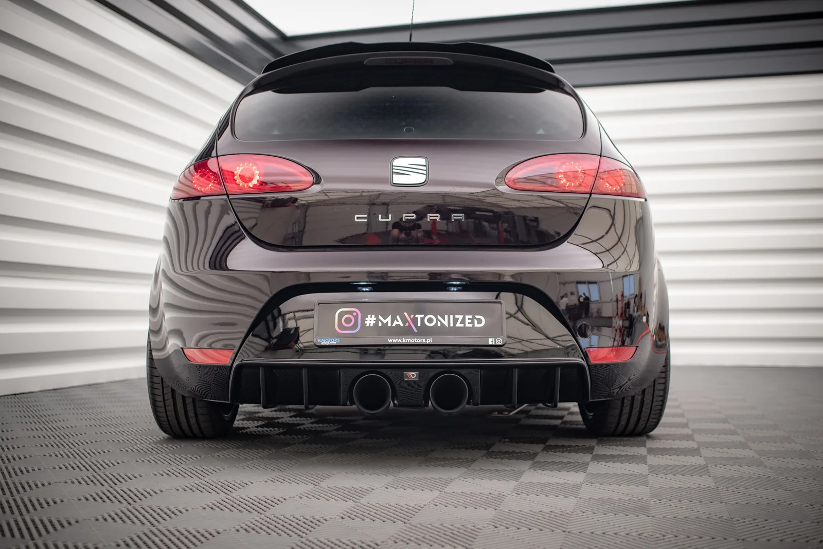 Задня накладка Maxton Seat Leon Cupra/ FR Mk2 - фото My Tuning Lab