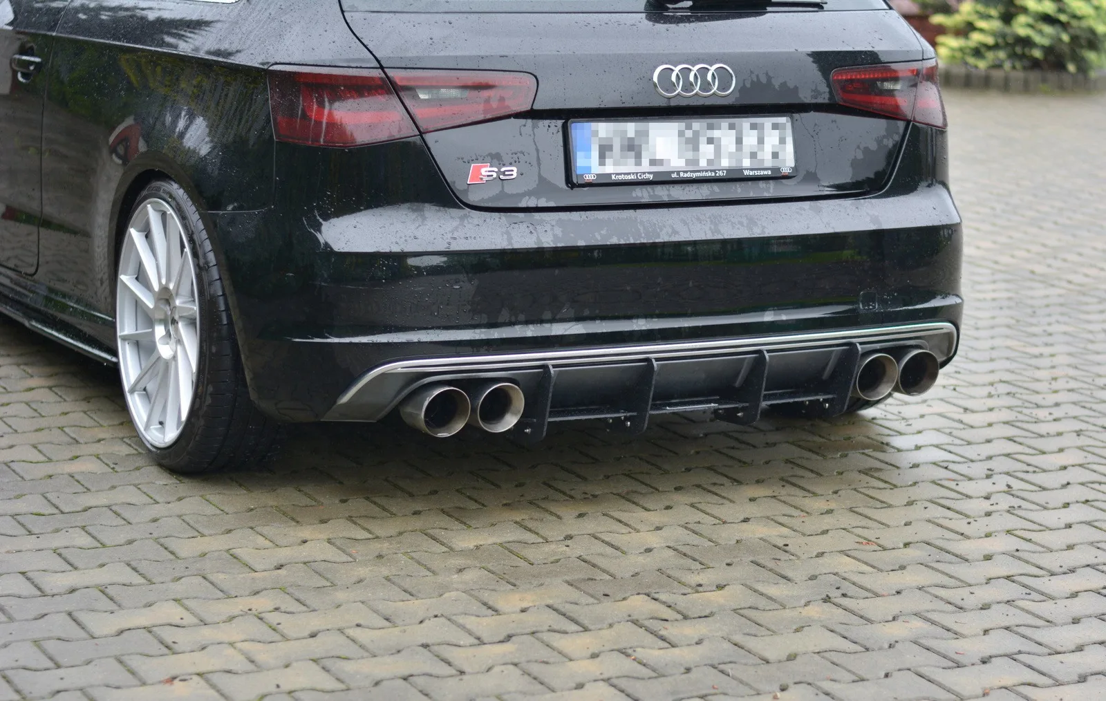 Задній дифузор Maxton Audi S3 8V Hatchback/Sportback - фото My Tuning Lab