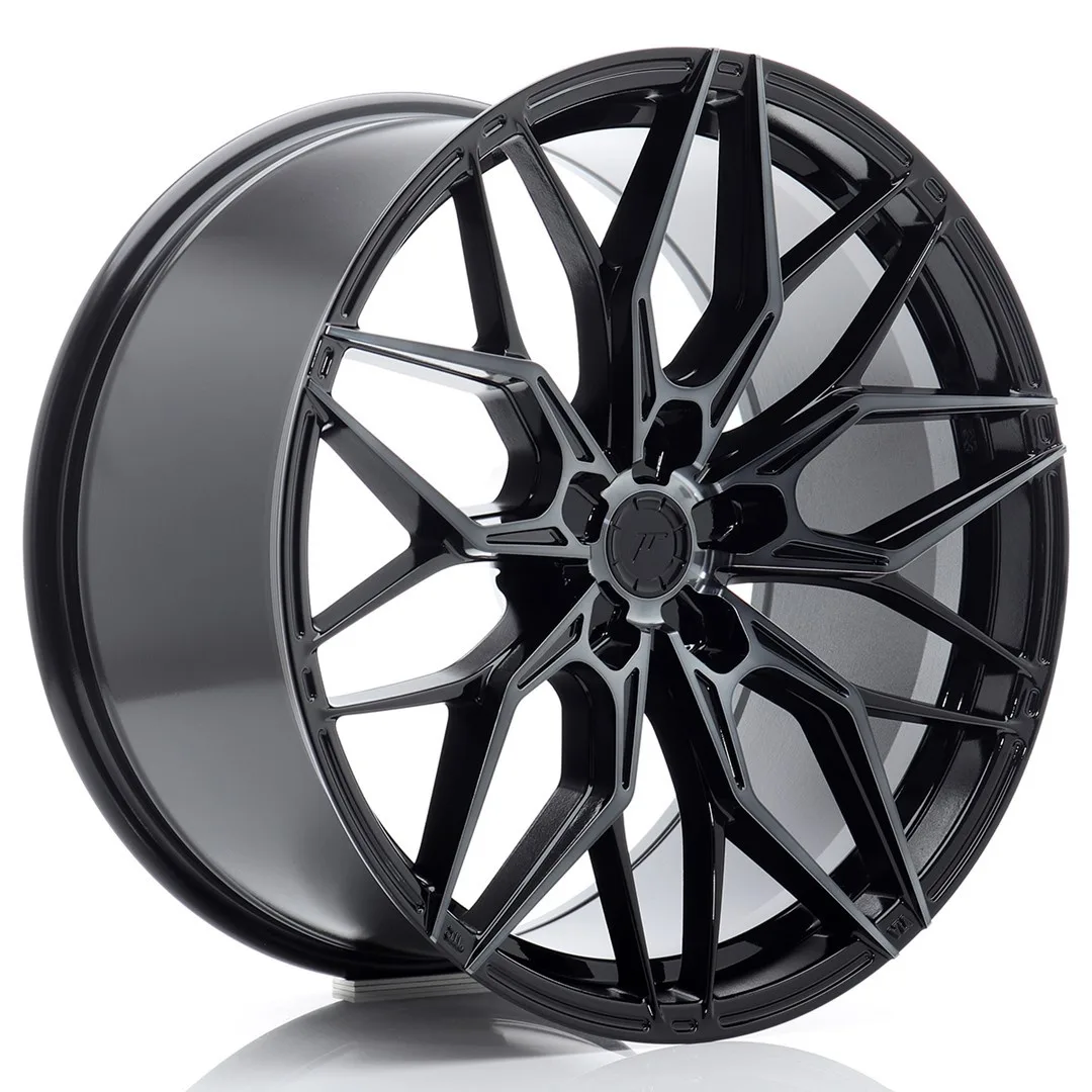 Легкосплавний диск 20" Japan Racing JR46 20x10 ET35 5x112 чорний Machined - фото My Tuning Lab