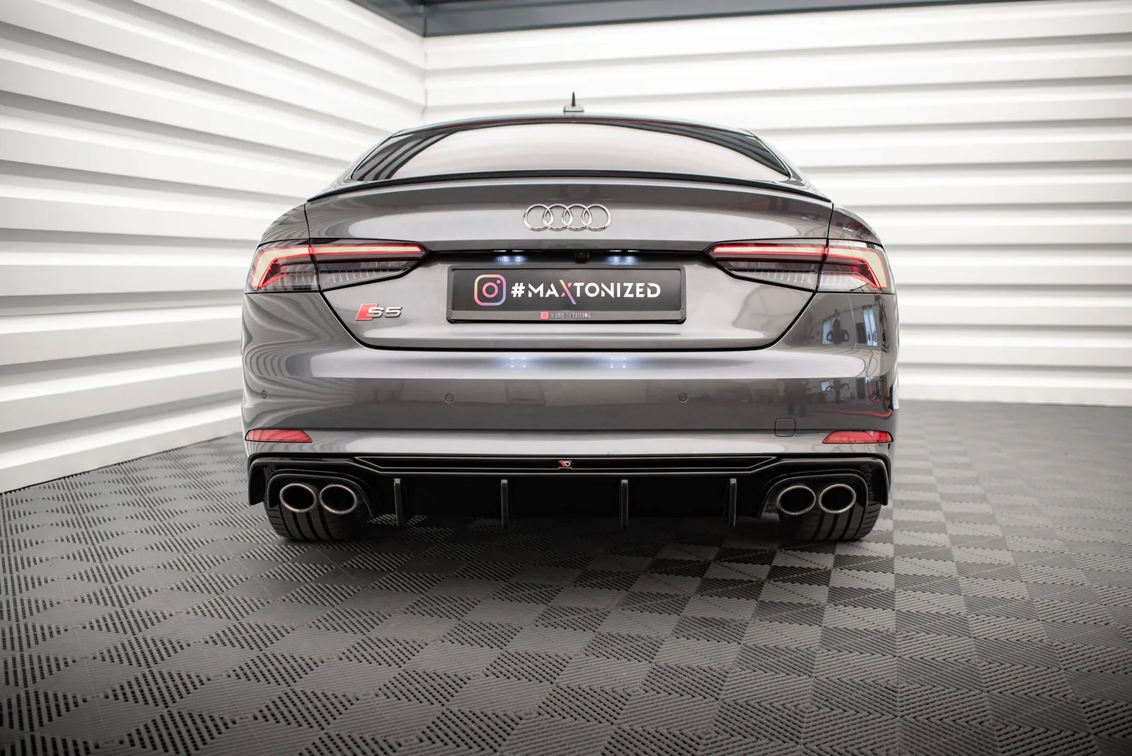 Задня накладка Maxton Audi S5 F5 Coupe / Sportback - фото My Tuning Lab