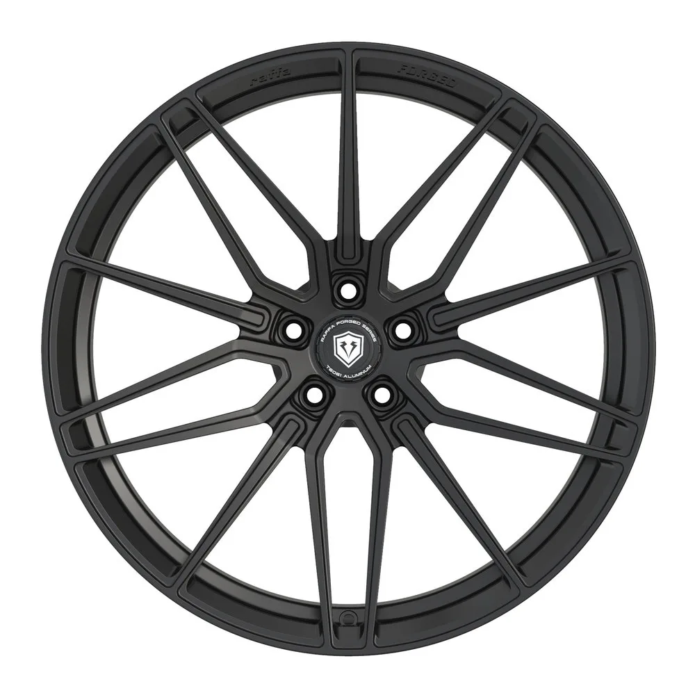 Легкосплавний диск 21" Raffa RFS-01 21x10 ET22 5x112 чорний Matt - фото My Tuning Lab
