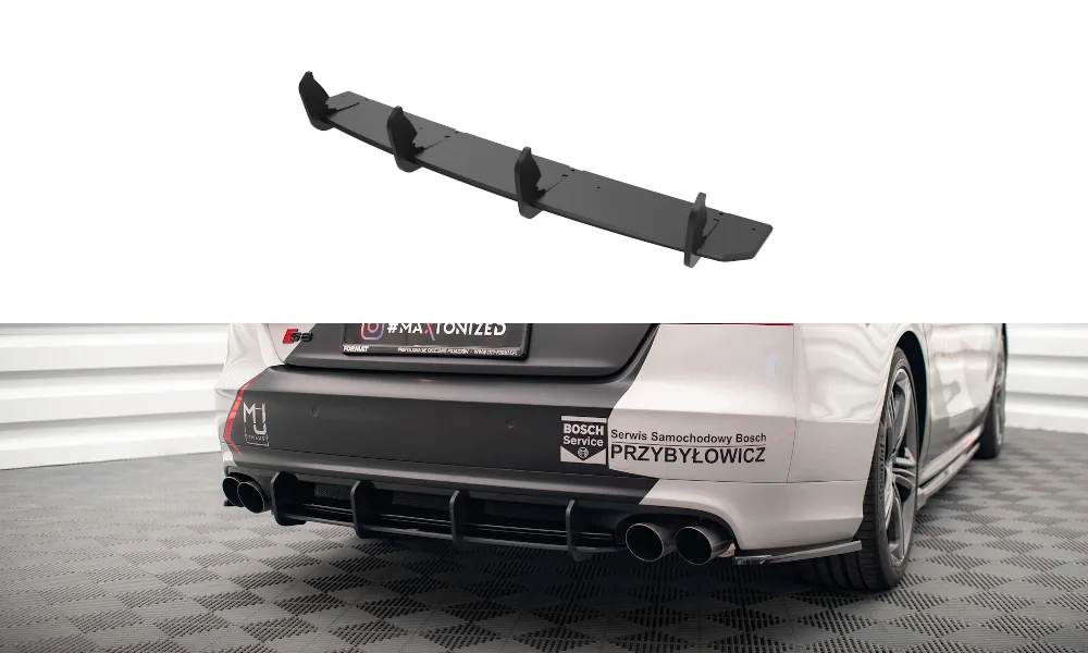Задній дифузор Street Pro Maxton Audi S8 D4 - фото My Tuning Lab