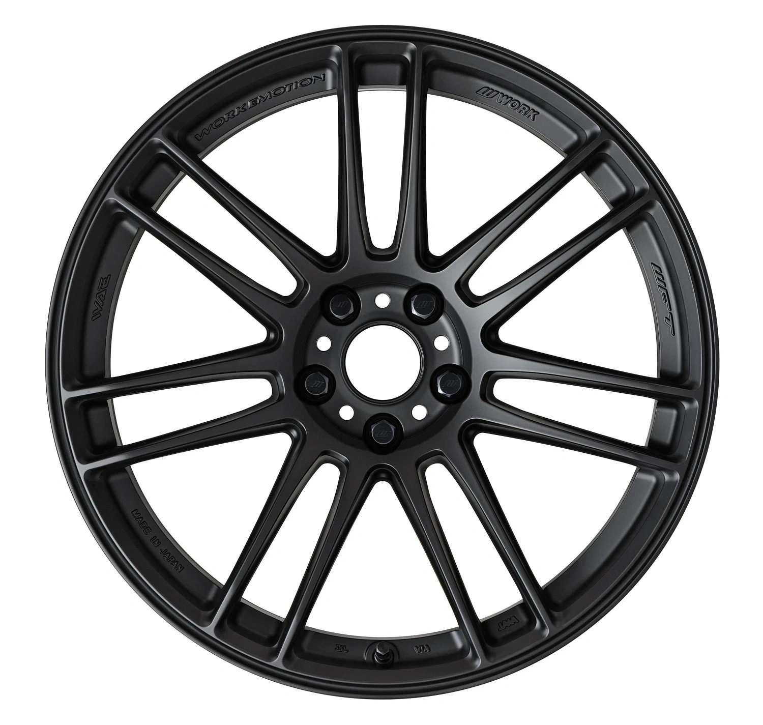 Легкосплавний диск 18" Work Wheels Work Emotion ZR7 18x7,5 BLANK матовий чорний (MBL) - фото My Tuning Lab