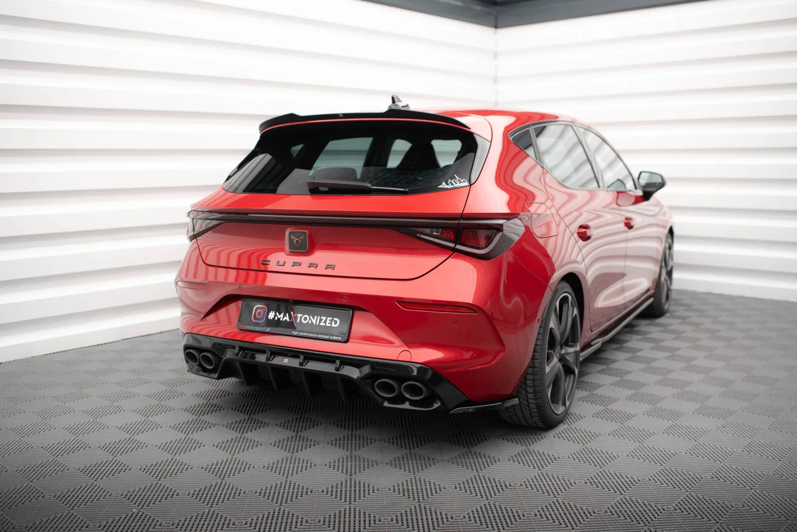 Задня накладка Maxton Cupra Leon Hatchback Mk1 - фото My Tuning Lab