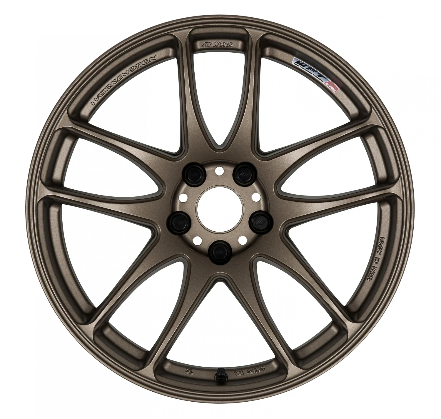 Легкосплавний диск 18" Work Wheels Work Emotion CR Kiwami 18x8,5 BLANK Matte бронза (AHG) - фото My Tuning Lab