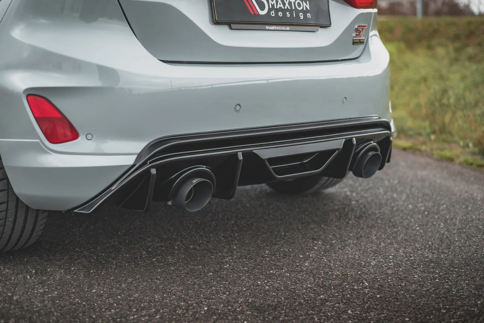 Задня накладка + Вихлоп Maxton Miltek Sport Ford Fiesta ST Mk8 + GPF System - фото My Tuning Lab