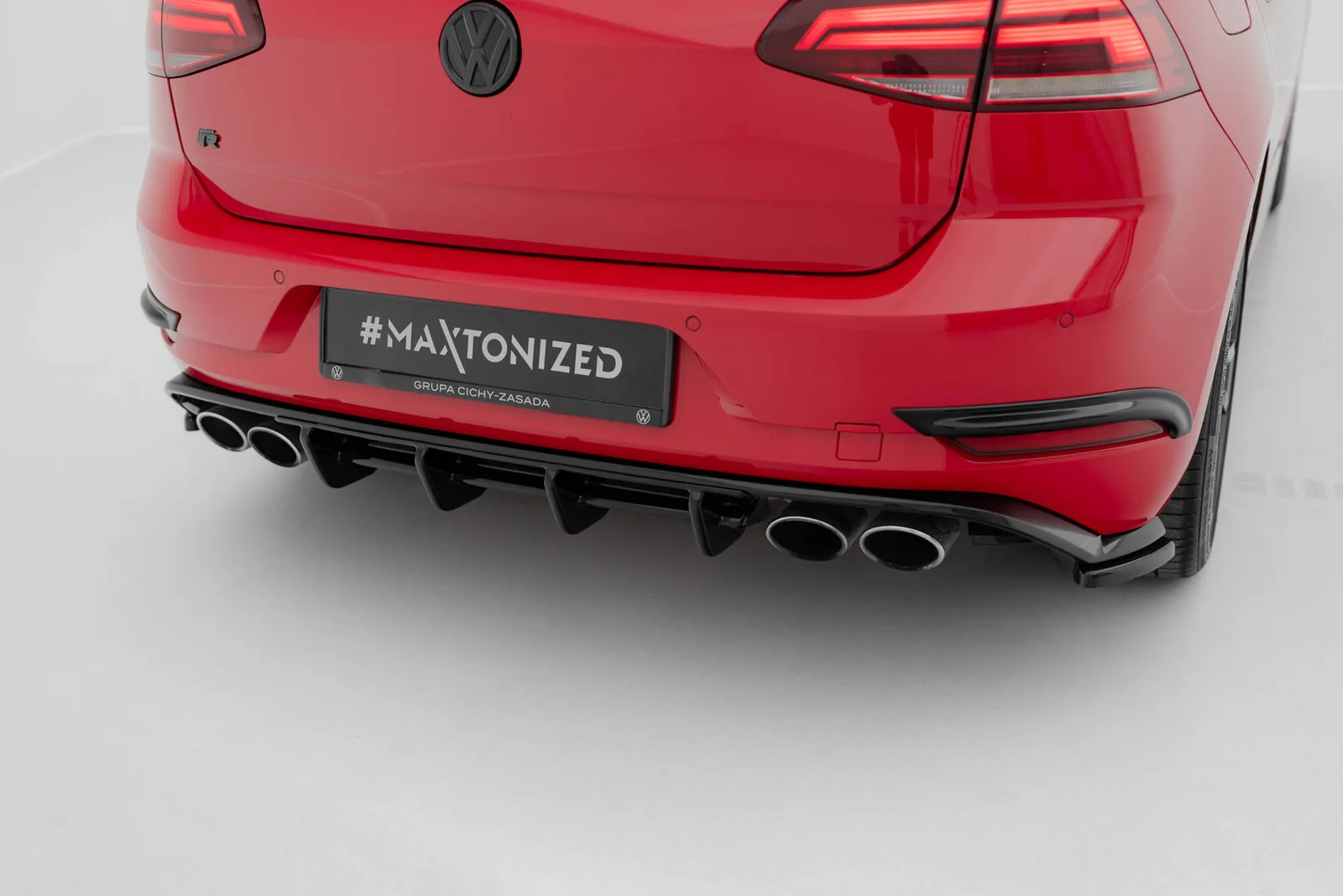 Задня накладка Maxton Volkswagen Golf R Hatchback R Mk7 Facelift - фото My Tuning Lab