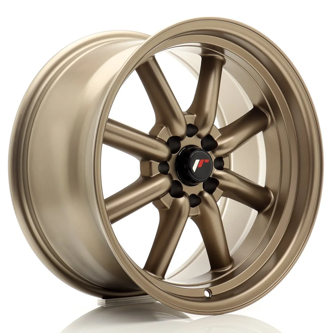 Легкосплавний диск 17" Japan Racing JR19 17x9 ET10 4x100/114 Matt бронза - фото My Tuning Lab