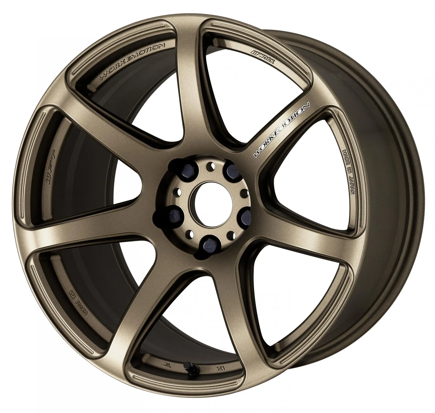 Легкосплавний диск 16" Work Wheels Work Emotion T7R 16x6,5 BLANK Matte бронза (AHG) - фото My Tuning Lab