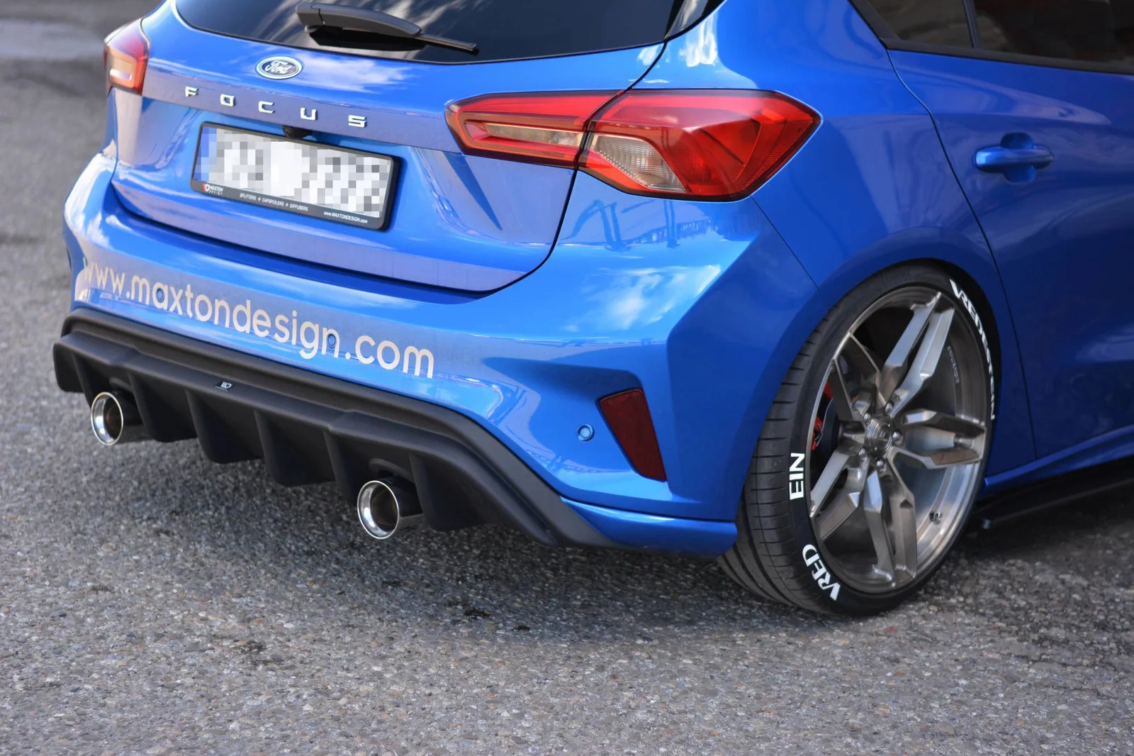 Задня накладка Maxton Ford Focus Hatchabck ST-Line - фото My Tuning Lab