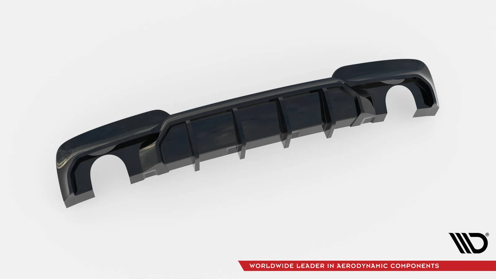 Задня накладка V.2 Maxton BMW 5 M-пакет F10 / F11 (Wersja z dwoma pojedyńczymi Вихлопami) - фото My Tuning Lab