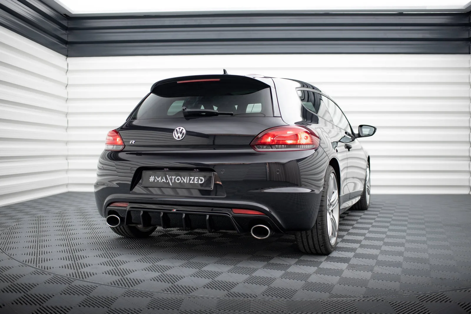 Задня накладка V.2 Maxton Volkswagen Scirocco R Mk3 - фото My Tuning Lab